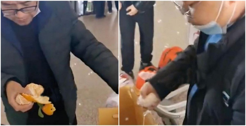 Patru bărbaţi au mâncat 30 de kilograme de mandarine în aeroport, pentru a evita să plătească o taxă de bagaj